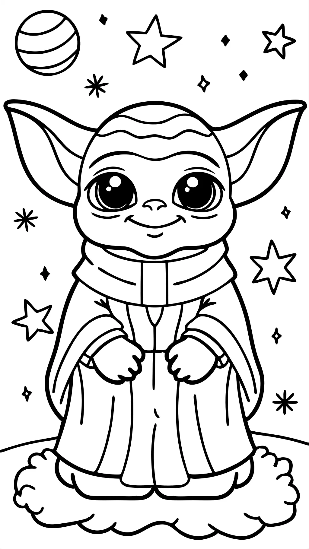 coloriages de grogu